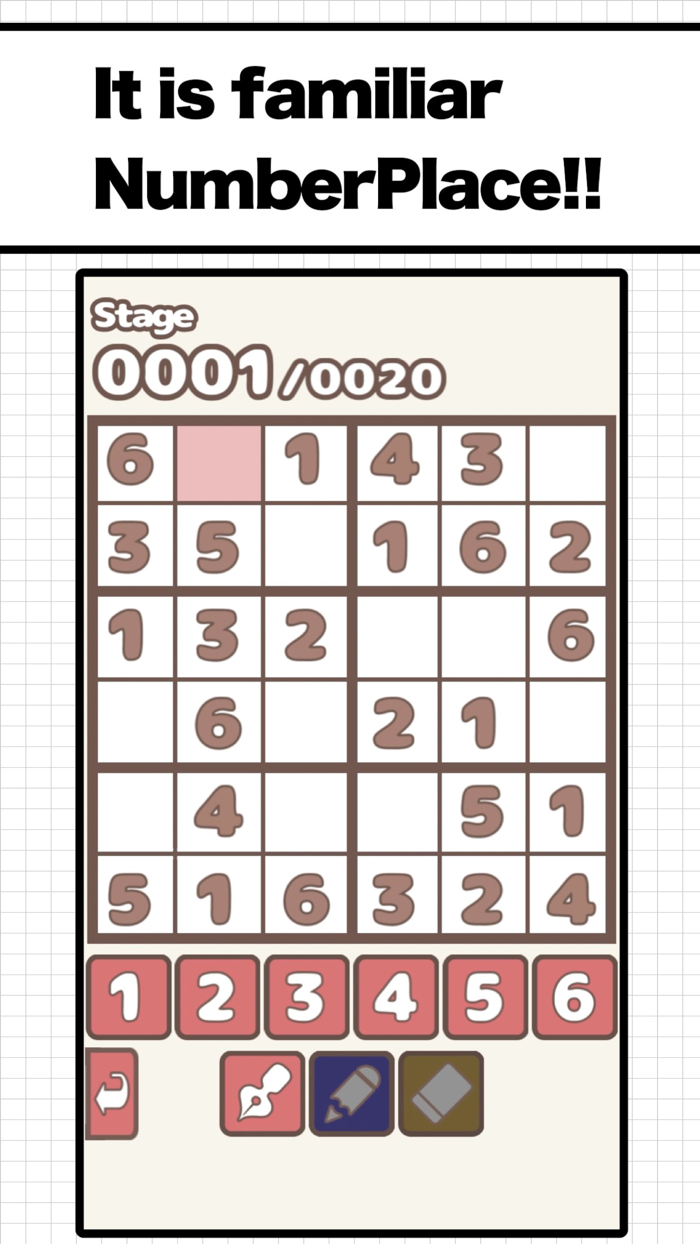 NumberPlace6x6
