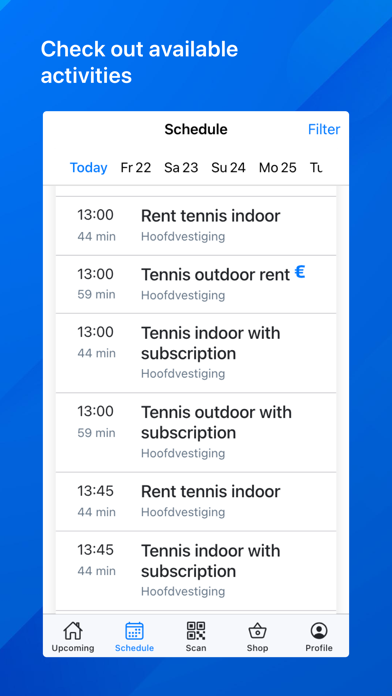 Sports Center Tilburg Access Screenshot