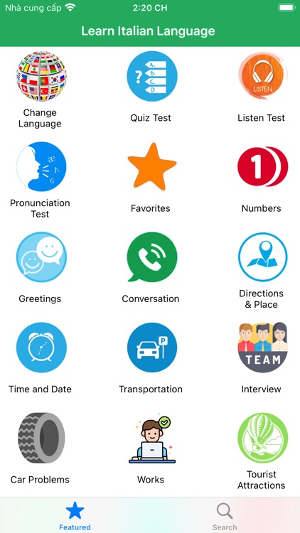 Learn Italian Quick Phrases