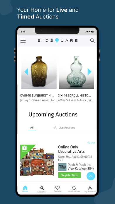 Bidsquare Auctions & eCommerce Screenshot
