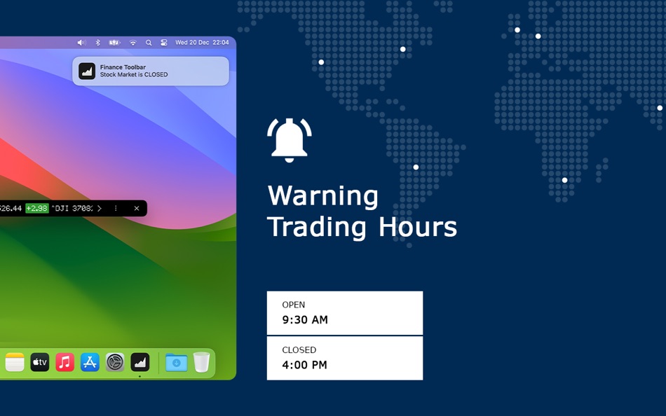 #10. Finance Toolbar - Stock Ticker (macOS) 由: Stefan Van Damme