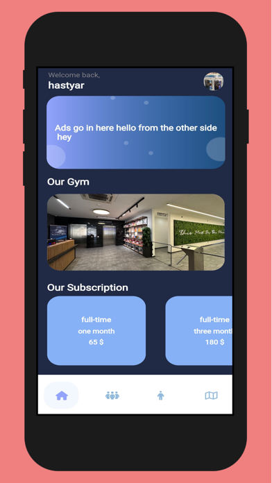 HF Fitness Center iPhone screenshot 1 - Sports app