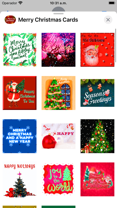 Merry Christmas Animated Cards Screenshot