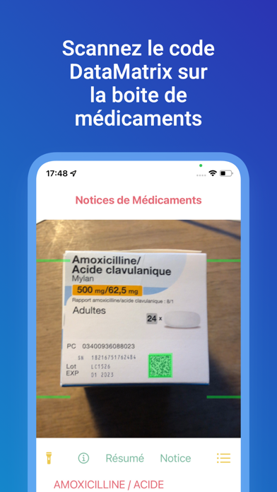 Notices de Médicaments Screenshot