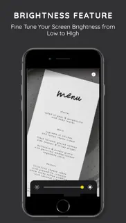 menu reader - magnify & flash iphone screenshot 3