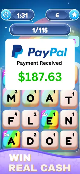 Game screenshot Word Cash! Real Cash Prizes hack