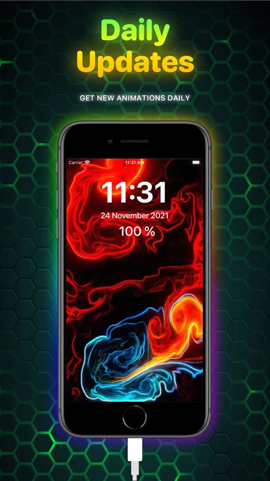 #5. Ampere: Charging Animation App (iOS) 由: Uladzislau Yanushka
