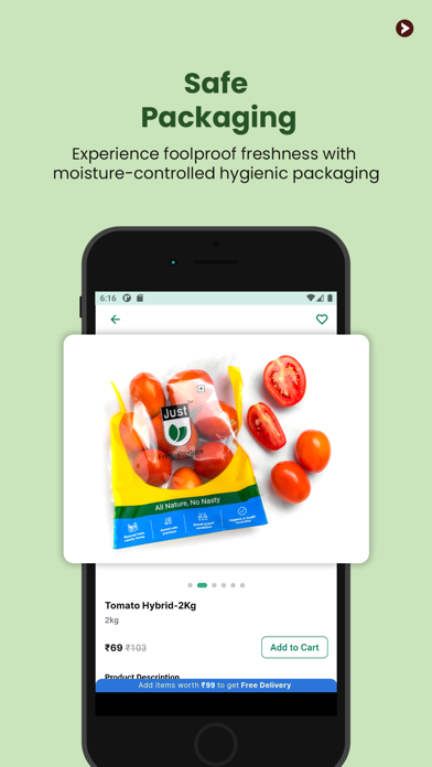 Just Retailer Fruits Vegetable Screenshot