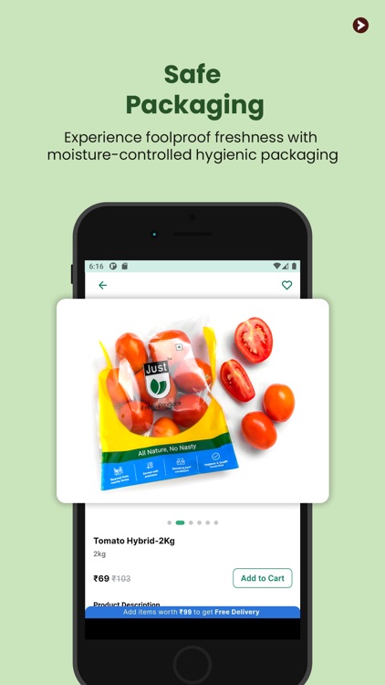 Just Retailer Fruits Vegetable