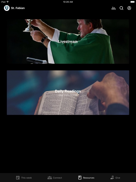 Saint Fabian Hattiesburg iPad screenshot 3 - Education app