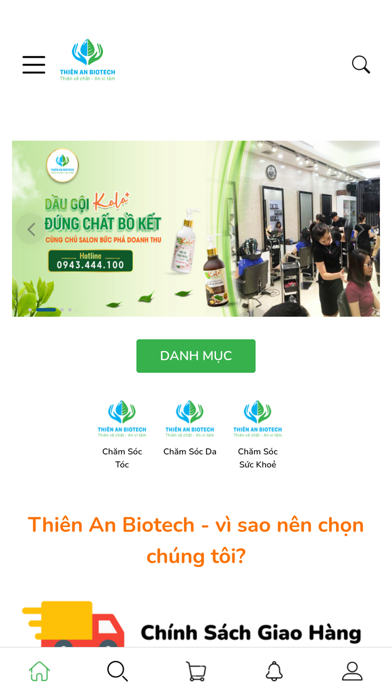 Thiên An Biotech Screenshot