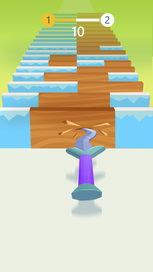 #3. Knife Stack — throwing games (iOS) 由: Wooden Toys
