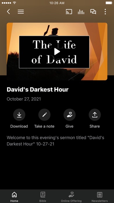 Concord Baptist Wilmington, DE Screenshot