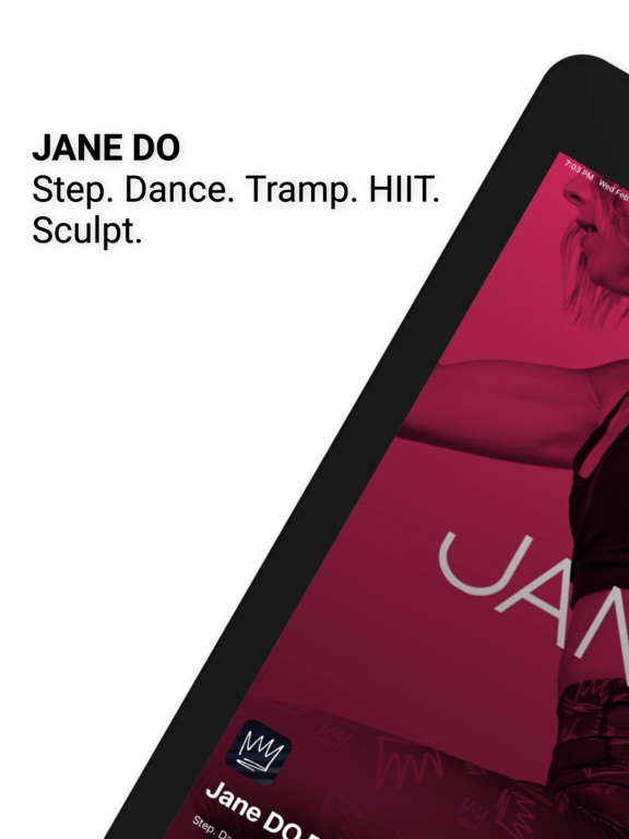 Jane DO Digital iPad screenshot 1 - Health & Fitness app