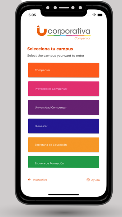 U. Corporativa Compensar Screenshot