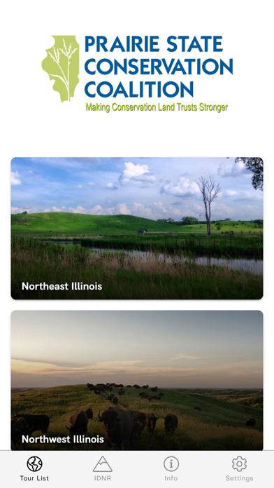 Prairie State Hike App Screenshot