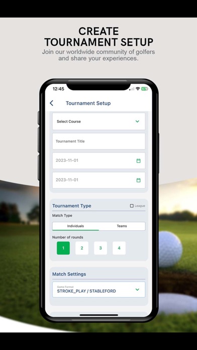 GEMGolfers Golf Leagues& Tours Screenshot