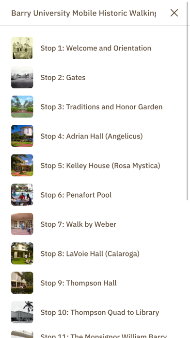 Barry University Historic Tour Screenshot
