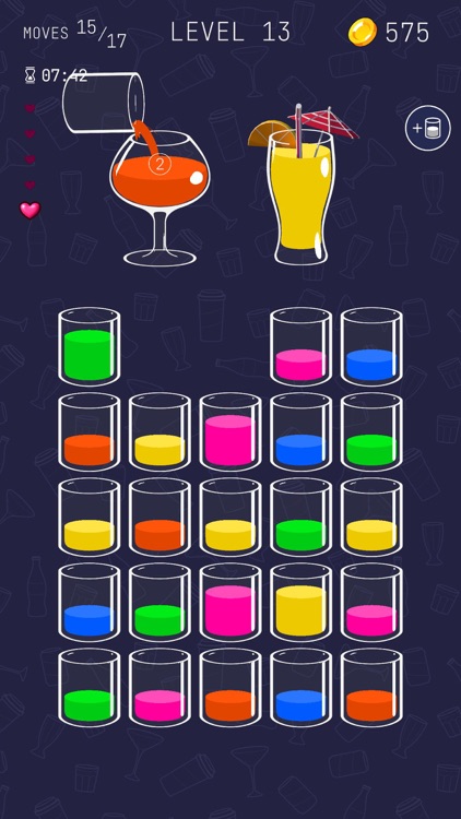 Cocktail Puzzle: Liquid Sort