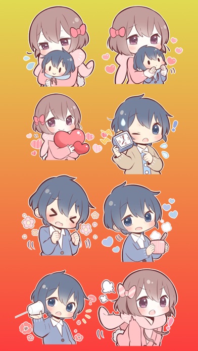 Couple in love Stickers part 1 Screenshot