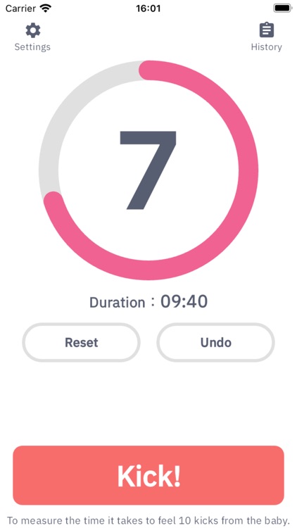 Simple Baby Kick Counter
