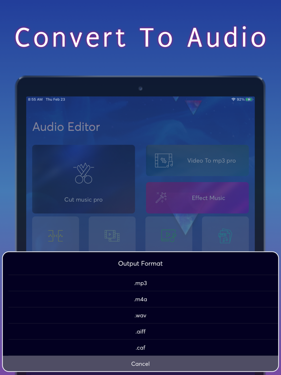 Screenshot #6 pour Video Editor Pro. Music Player