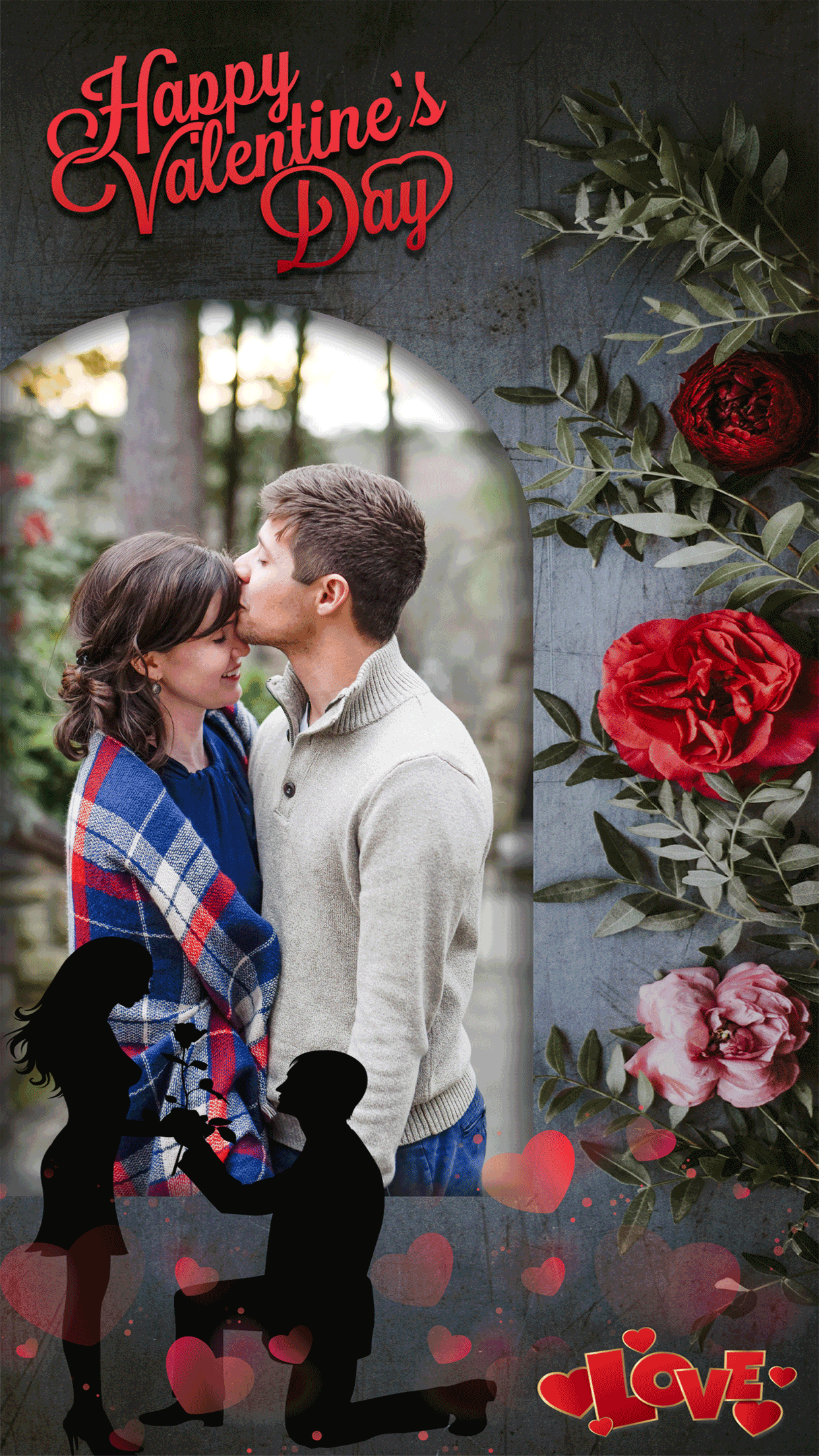 Valentine Romance Photo Frame