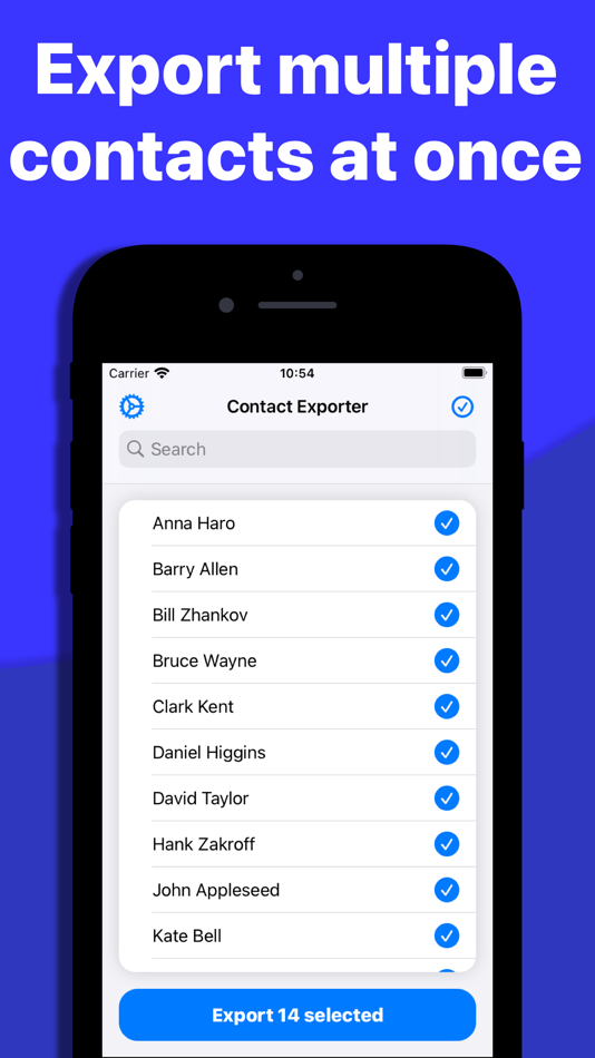 #2. Contact Exporter: Backup Share (iOS) 由: Arthur Eduardo Skaetta Alvarez Desenvolvimento de Software LTDA.