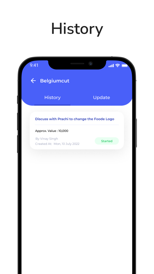 #3. Projects Managements (iOS) Av: Kanishka Software Pvt. Ltd.