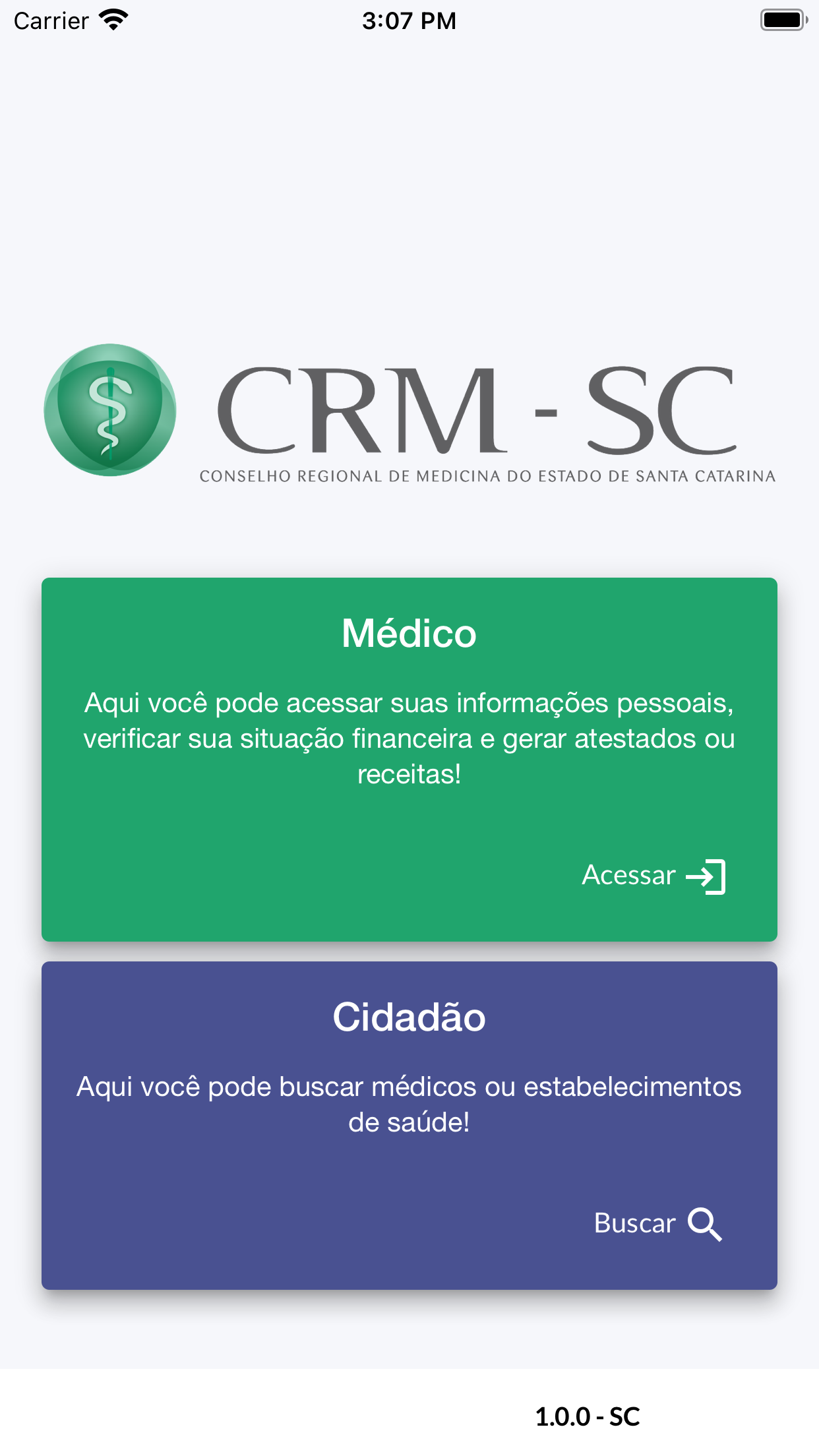 Serviços CRMSC