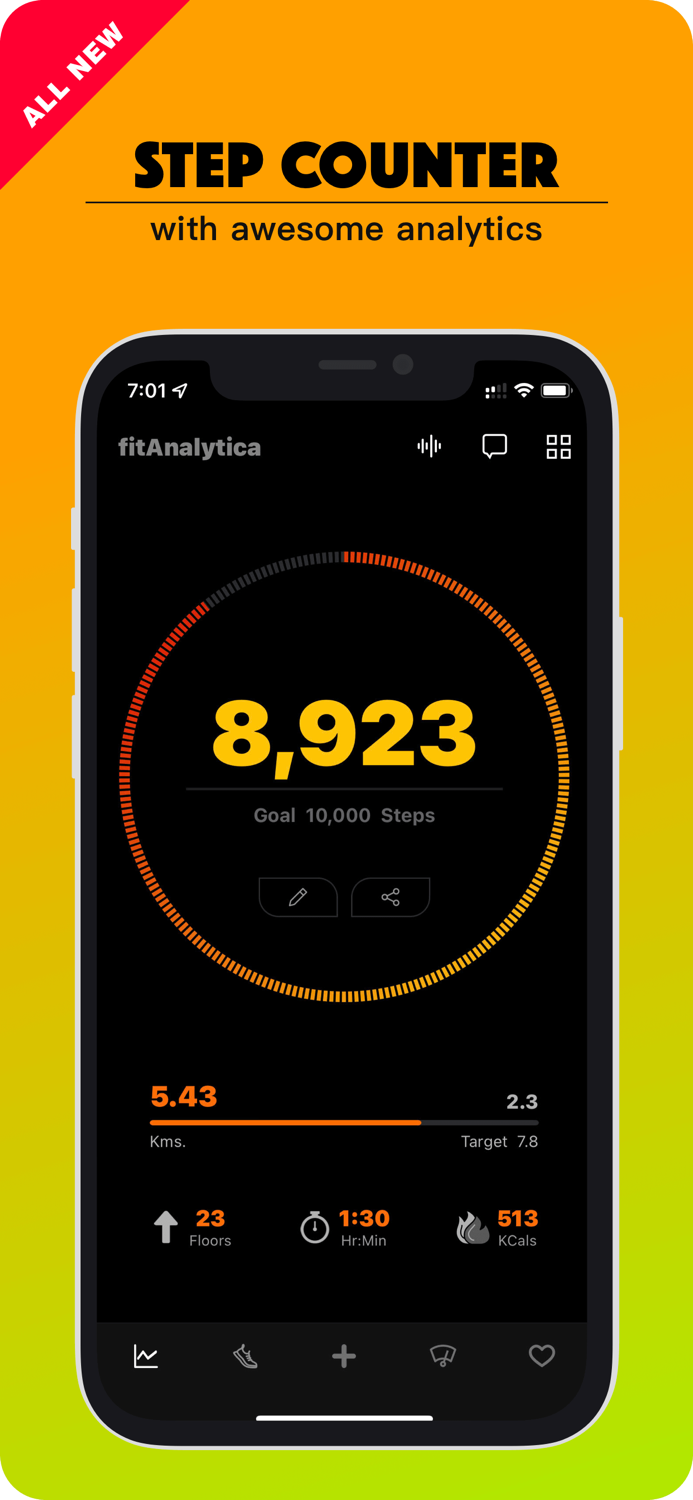 fitAnalytica - Step Counter