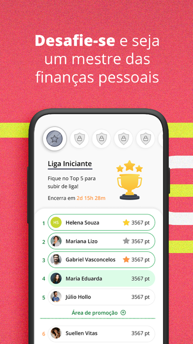 Lunos: educação financeira Screenshot