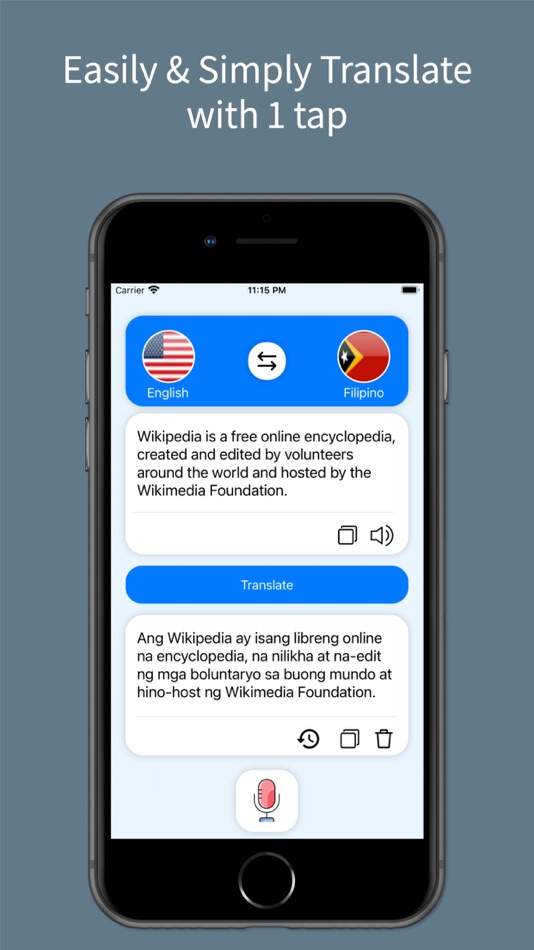 #3. Say Hello Translate (iOS) By: Yogesh Rathod