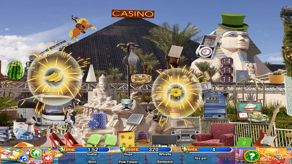 #5. Hidden Objects Las Vegas Time (iOS) โดย: Brainfull, LLC