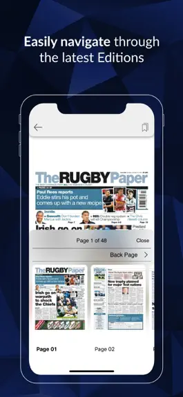 Game screenshot The Rugby Paper apk
