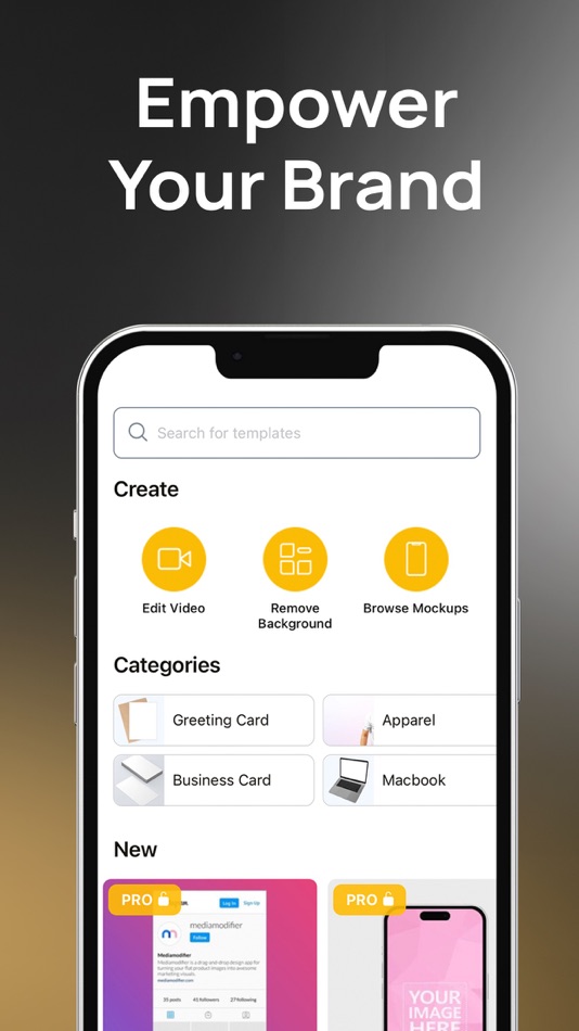 #5. Mediamodifier Mockups (iOS) Podle: Mediamodifier
