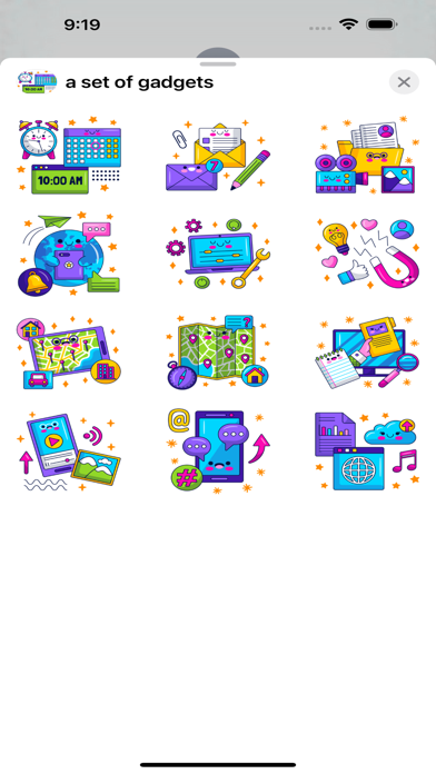 Screenshot #2 pour a set of gadgets