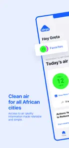 AirQo - Air Quality screenshot #1 for iPhone