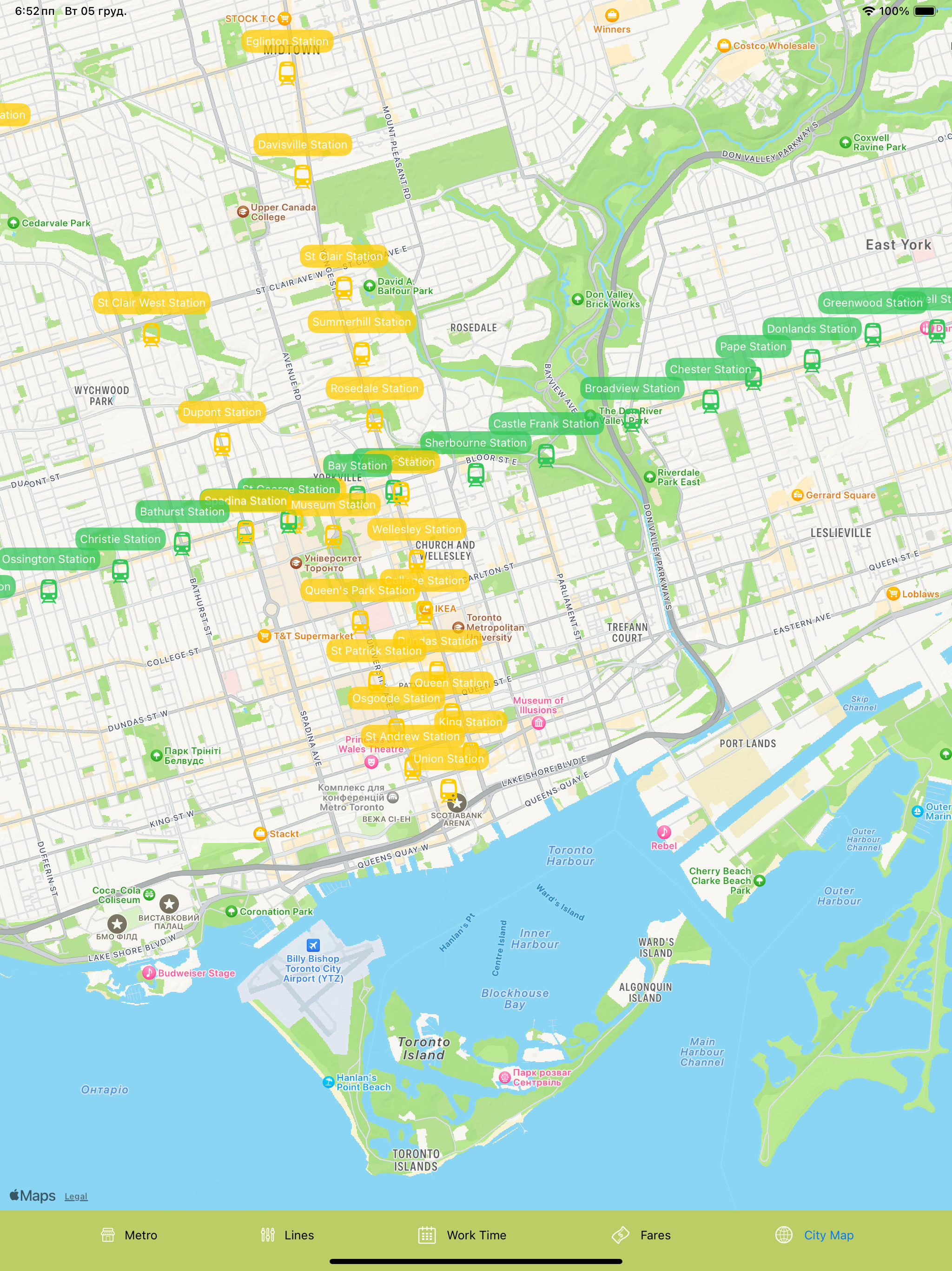 Toronto Metro Map