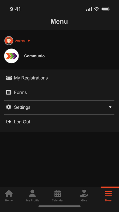Communio AFM Church Screenshot