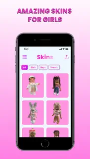 girl skins for roblox game iphone screenshot 2