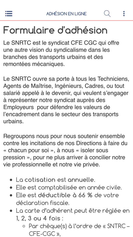 #2. SNRTC (iOS) By: FEDERATION NATIONALE CFE-CGC TRANSPORTS