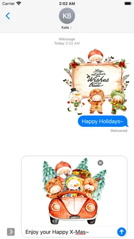 Game screenshot Cute Watercolor Christmas apk