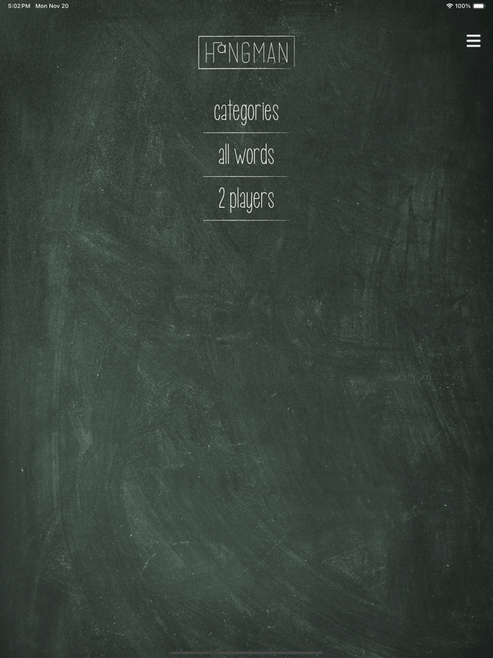 Hangman for Spanish learners