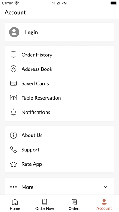 Pizza and grill bar Screenshot