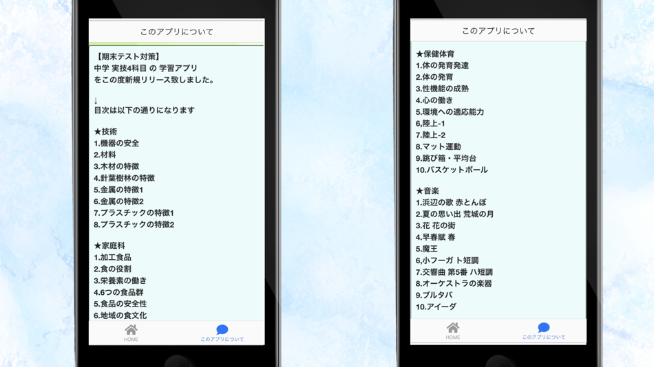 #4. 中学実技4科目学習アプリ【技術家庭科 音楽 美術 保健体育】 (iOS) 由: TATSUYA KAWAGUCHI