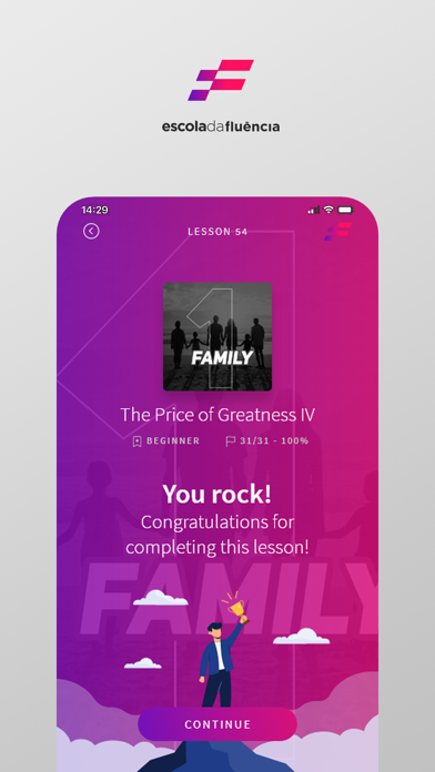 Escola da Fluência Screenshot