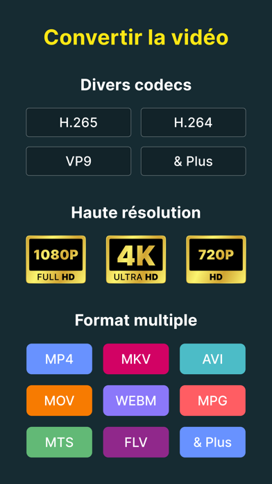 Screenshot #2 pour Vidéo Convertisseur Compressor