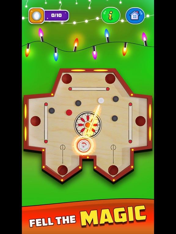 Screenshot #5 pour Real Carrom Queen Jeu de Board