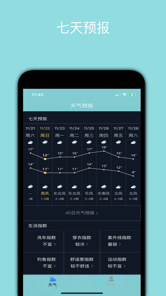 #2. 天气预报 PRO-精准72小时预报和生活指数 (iOS) 由: 祥琦 孔